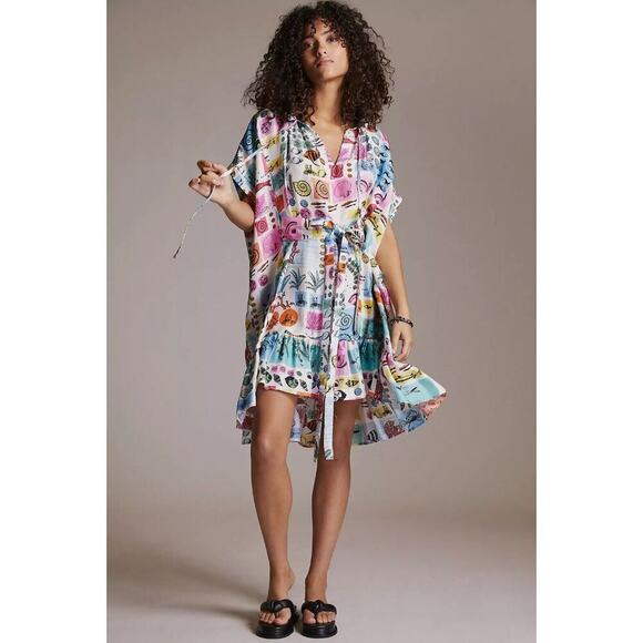 Anthropologie Dresses & Skirts - EUC $399 Anthropologie Beatrice B 100% Silk Sea Printed Mini Dress